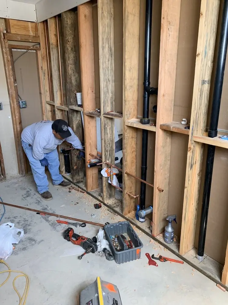 Commercial rough-in plumbing for Commercial Plumbing in Wright View